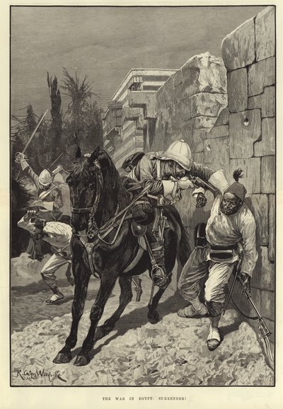Der Krieg in Ägypten: Kapitulation! von Richard Caton Woodville junior