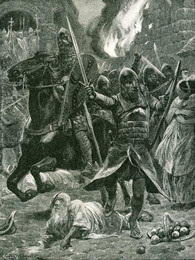 Das Ergebnis der Anerkennung von Wilhelm I., Weihnachtstag, 1066 von Richard Caton Woodville junior