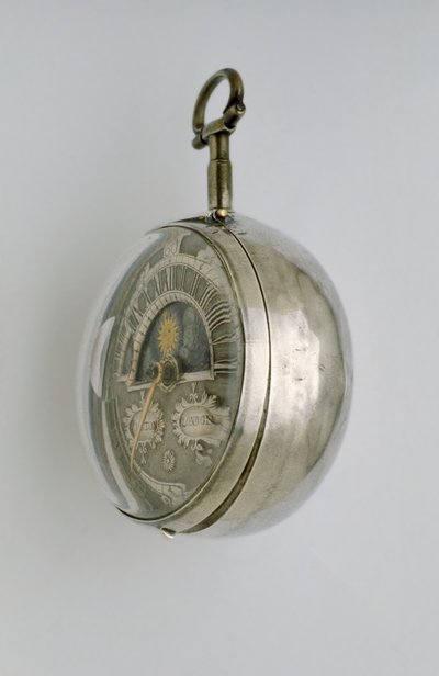 Seitenansicht einer Paargehäuse-Uhr, ca. 1685 von Richard Colston