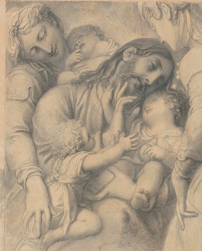 Christus segnet die kleinen Kinder von Richard Cosway