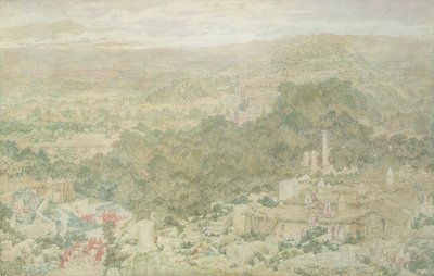 Ansicht der antiken Stadt Tlos in Lykien, 1883 von Richard Dadd
