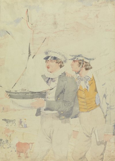 Jugendliche Mitglieder des Yachtclubs von Richard Dadd