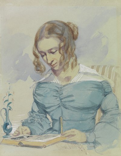 Porträt von Maria Elizabeth Dadd, der Schwester des Künstlers von Richard Dadd