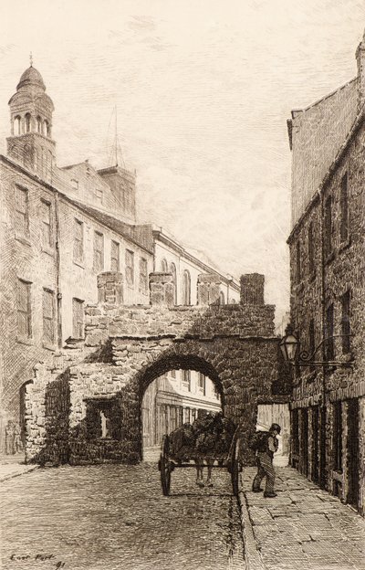 Osttor oder Cowgate-Tor von Richard Davidson Winter