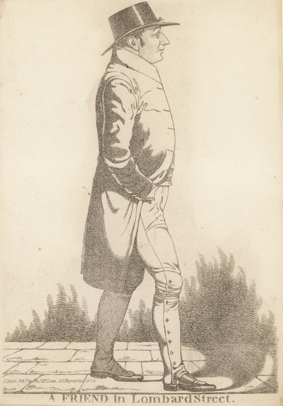 Thomas Richardson; Ein Freund in der Lombard Street von Richard Dighton