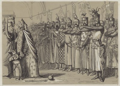 Heinrich III. trifft sein Parlament von Richard Doyle