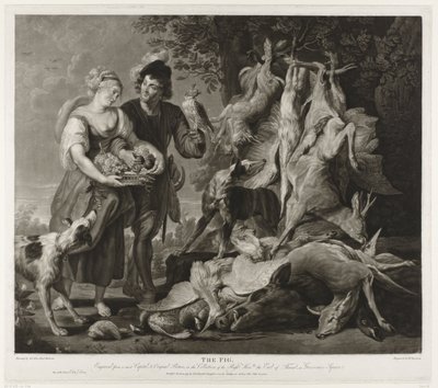 Porträt von Peter Paul Rubens und seiner Frau von Richard Earlom