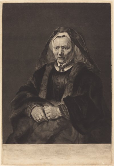 Rembrandts Frau von Richard Earlom after Rembrandt van Rijn