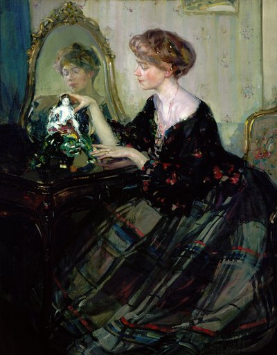 Die chinesische Statuette, um 1910 von Richard Emil Miller