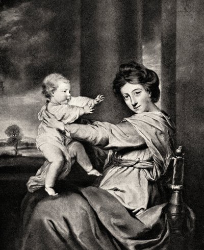 Caroline, Herzogin von Marlborough und Tochter, 20. Jahrhundert von Richard Houston