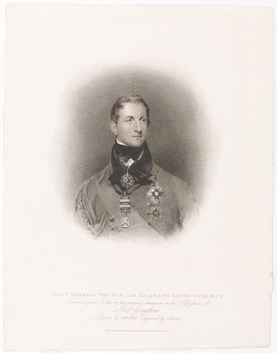 Generalleutnant Sir Galbraith Lowry Cole GCB von Richard James Lane