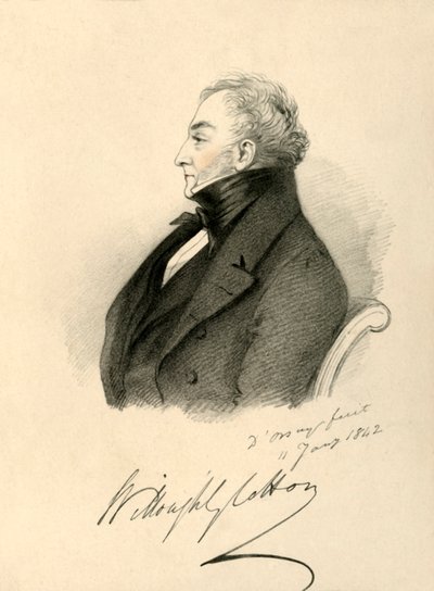 Sir Willoughby Cotton, 1842 von Richard James Lane