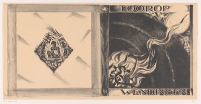 Umschlagentwurf für: Wendingen, Tooropnummer, 1928 von Richard Nicolaüs Roland Holst