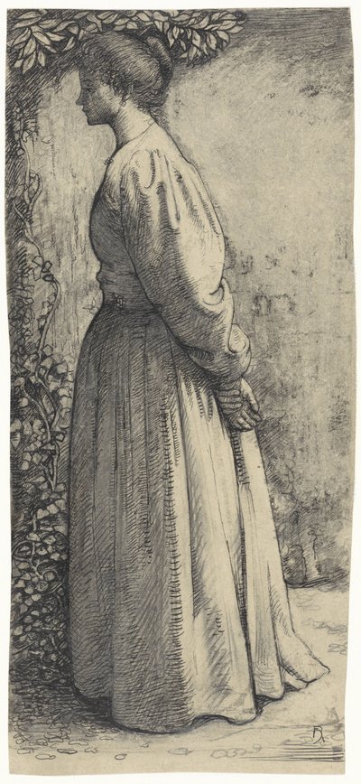 Stehende Frau von der Seite von Richard Nicolaüs Roland Holst