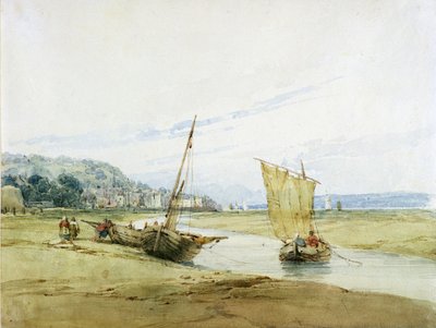In der Nähe von Honfleur, ca. 1822 von Richard Parkes Bonington