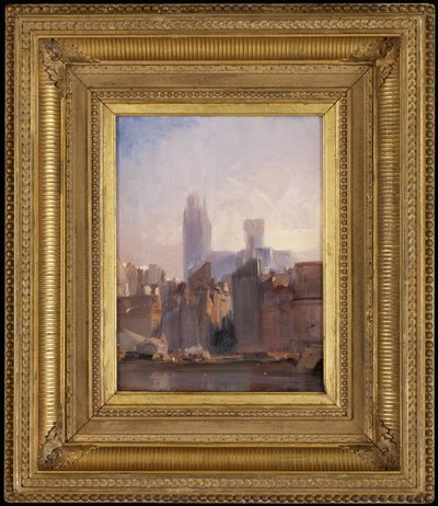 Kathedrale von Rouen, Sonnenaufgang von Richard Parkes Bonington