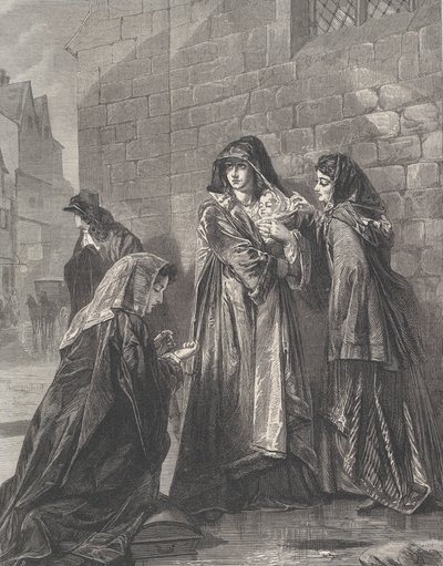 Flucht der Königin von James II, aus der Illustrated London News, 3. August 1872 von Richard Principal Leitch