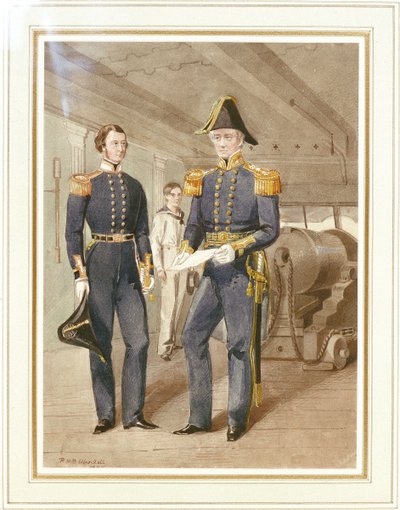 Die Royal Navy. Nr. 4. Maat. 2. Klasse Junge. Kommodore von Richard Ubsdell