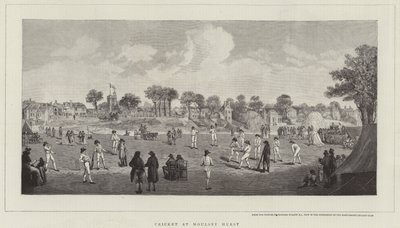 Cricket in Moulsey Hurst von Richard Westall