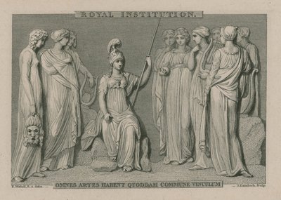 Die Royal Institution, London von Richard Westall