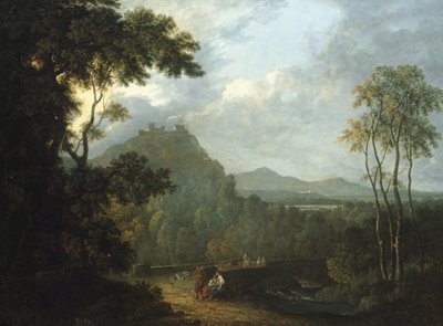 Dinas Bran Castle, nahe Llangollen II, ca. 1770 von Richard Wilson