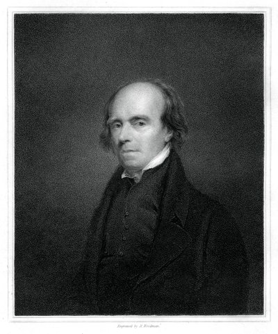 John Flaxman, britischer Designer, Zeichner und Bildhauer, 1833 von Richard Woodman