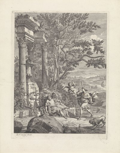 Silvio trifft Dorinda mit einem Pfeil von Richard van Orley (II)