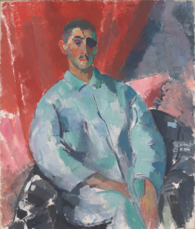 Selbstbildnis mit schwarzer Augenklappe von Rik Wouters