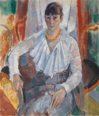 Frau in Weiß von Rik Wouters
