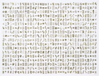 Micrarium Nr.10, 2017 (Tinte auf Papier) von Rika Newcombe