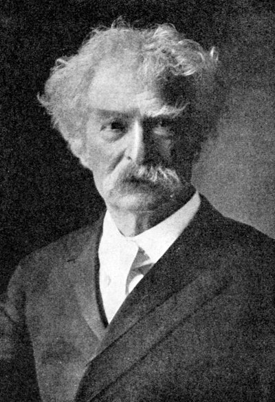 Mark Twain, der größte aller amerikanischen Humoristen, 1923 von Rischgitz Collection