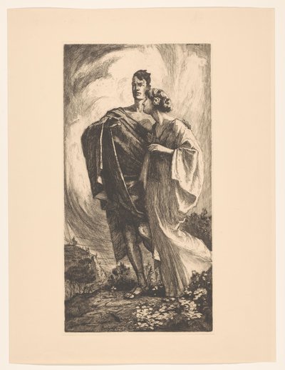 Gehender Mann und Frau von Rob Graafland