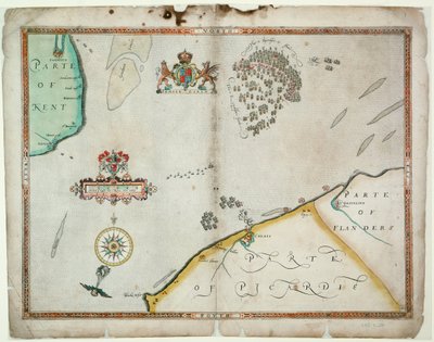 Die Schlacht bei Gravelines, 8. August 1588 von Robert (after) Adams