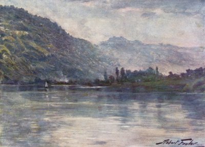 Morgennebel, nahe Trefriw (Farblithografie) von Robert (after) Fowler