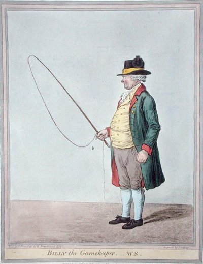 Billy der Wildhüter, graviert von James Gillray, veröffentlicht von Hannah Humphrey von Robert (after) Frankland