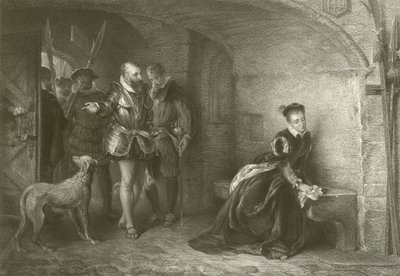 Die Prinzessin Elizabeth im Turm von Robert Alexander Hillingford