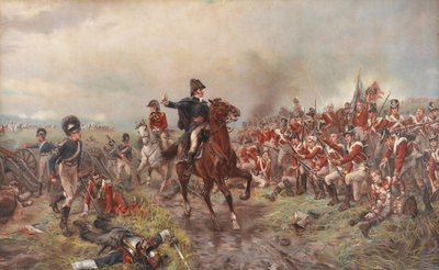 Wellington bei Waterloo von Robert Alexander Hillingford