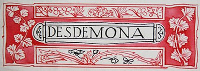 Desdemona, aus Shakespeares Heldinnen von Anna Murphy Jameson von Robert Anning Bell