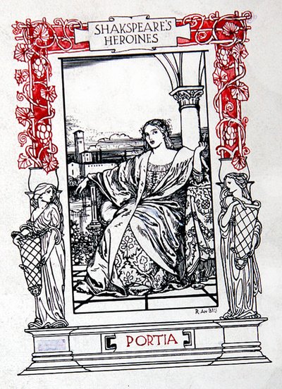 Portia, aus Shakespeare