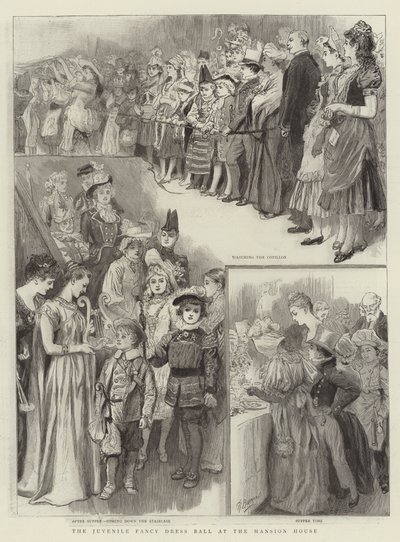 Der Jugendkostümball im Mansion House von Robert Barnes