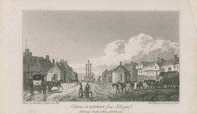Eingang nach London von Islington von Robert Blemell Schnebbelie