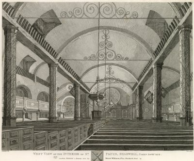 Westansicht des Inneren von St. Paul