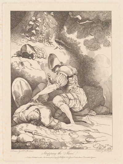 Die Entkleidung der Erschlagenen von Robert Blyth, after John Hamilton Mortimer