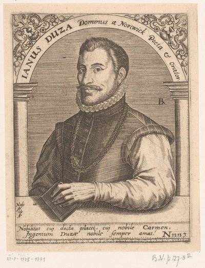 Porträt von Janus Dousa von Robert Boissard