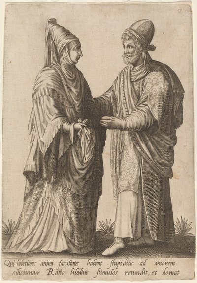 Qui hebetiores animi facultates... von Robert Boissard after Jean Jacques Boissard