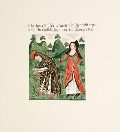Ms. New Coll 380, f40r. Die Altertümer der Kathedrale von Saint Mary, Carlisle, gezeichnet von Robert Carlile, 1795 von Robert Carlile