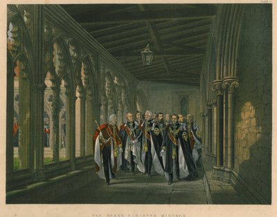 Der Kreuzgang des Dekans, Windsor, 1863 von Robert Charles Dudley