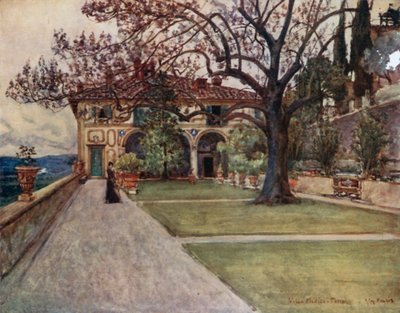 Die Villa Medici in Fiesole von Robert Charles Goff