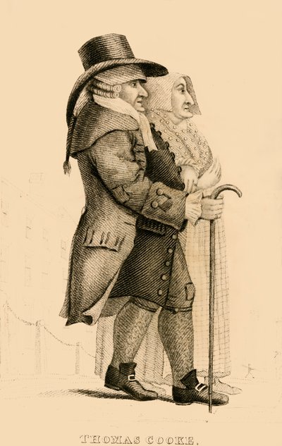 Thomas Cooke, der berüchtigte Geizhals von Islington, 1822 von Robert Cooper