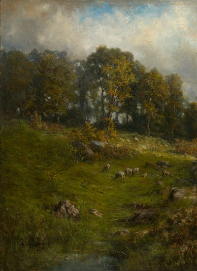Eine Weide am Hang, spätes 19. - frühes 20. Jahrhundert von Robert Crannell Minor